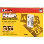 C.H. HANSON 33 Piece, 3 Inch Character Size, Brass Stencil 10033
