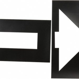 C.H. HANSON Facility Stencils; Stencil Type: Graphic/Symbol Only ; Character Height: 8in ; Overall Height: 21in ; Thickness: 0.0150in 12436