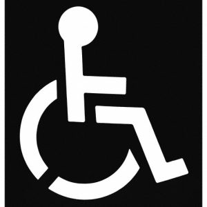 C.H. HANSON Facility Stencils; Stencil Type: Graphic/Symbol Only ; Character Height: 43in ; Overall Height: 46in ; Thickness: 0.0150in 12438