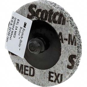 3M Deburring Wheel: 2" Dia, Density 2, Aluminum Oxide 7100000860