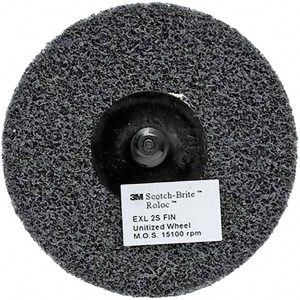 3M Deburring Wheel: 2" Dia, Density 2, Silicon Carbide 7000045976
