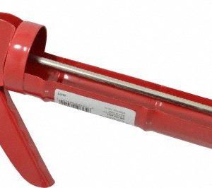 HYDE TOOLS Half Barrel Manual Caulk & Adhesive Applicator: 10.3 oz 46410