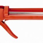 HYDE TOOLS Half Barrel Manual Caulk & Adhesive Applicator: 10.3 oz 46435