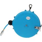 PRO-SOURCE Hose Reel with Hose: 1/4" ID Hose x 28', Spring Retractable 2810022720PRO