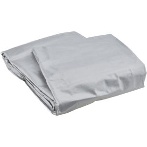 VALUE COLLECTION Tarp/Dust Cover: Black & Silver, Polyethylene, 20' Long x 16' Wide, 11 to 12 mil KSMSCSB1620