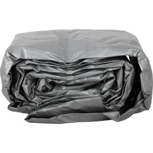 VALUE COLLECTION Tarp/Dust Cover: Black & Silver, Polyethylene, 40' Long x 30' Wide, 11 to 12 mil KSMSCSB3040