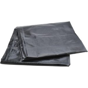 VALUE COLLECTION Tarp/Dust Cover: Black, Polyethylene, 10' Long x 8' Wide, 11 to 12 mil KSMSCXHDBB0810