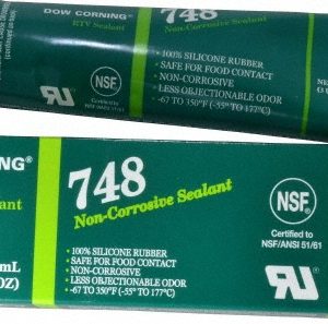 DOW CORNING Joint Sealant: 3 oz Tube, Off-White, RTV Silicone 2455846