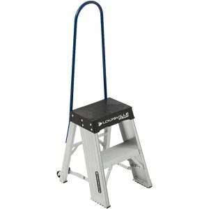 LOUISVILLE 1-Step Aluminum Step Ladder: Type IA, 11-1/2" High AY8001