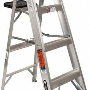 LOUISVILLE 3-Step Aluminum Step Ladder: Type IA, 4' High AS3004