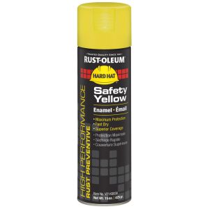 RUST-OLEUM Enamel Spray Paint: Safety Yellow, Gloss, 15 oz V2143838