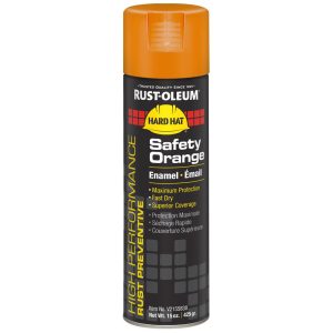 RUST-OLEUM Enamel Spray Paint: Safety Orange, Gloss, 15 oz V2155838