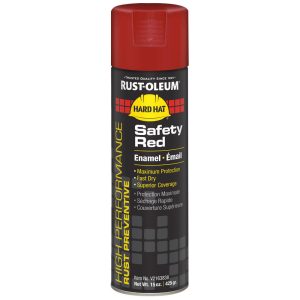 RUST-OLEUM Enamel Spray Paint: Safety Red, Gloss, 15 oz V2163838