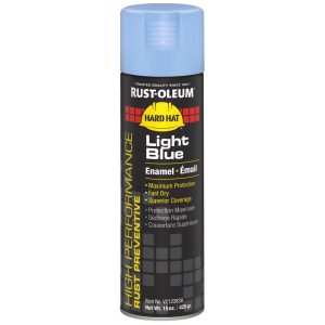 RUST-OLEUM Enamel Spray Paint: Light Blue, Gloss, 15 oz V2123838
