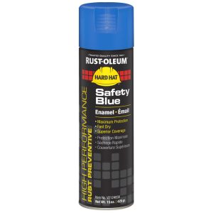 RUST-OLEUM Enamel Spray Paint: Safety Blue, Gloss, 15 oz V2124838