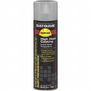 RUST-OLEUM High Heat Spray Paint: Aluminum, Gloss, 15 oz V2116838