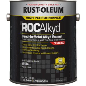 RUST-OLEUM Industrial Enamel Paint: 1 gal, High-Gloss Finish, White 2766402