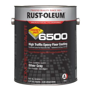 RUST-OLEUM Protective Coating: 1 gal Can, High Gloss Finish, Gray & Silver S6582413