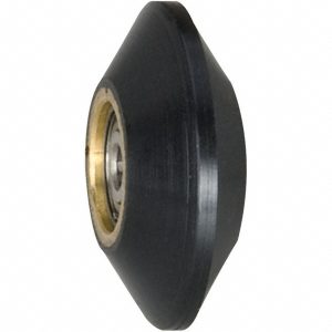 DYNABRADE Contact Wheels; Contact Wheel Type: Contact Wheel Assembly ; Hardness Rating: Hard ; Face Material: Rubber ; Durometer: 90 ; For Use With: Dynafile Contact Arm ; Surface Type: V Shape 11086