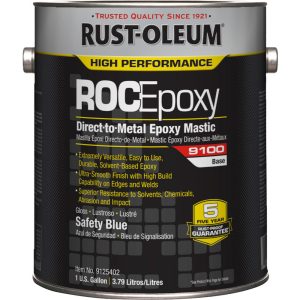 RUST-OLEUM Protective Coating: 1 gal Can, Gloss Finish, Blue 9125402