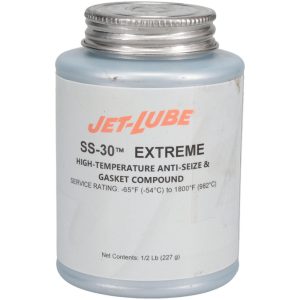 JET-LUBE High Temperature Anti-Seize Lubricant: 8 oz Can 12502