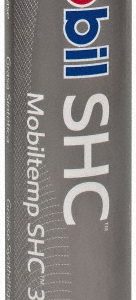 MOBIL High Temperature Grease: 12.5 oz Cartridge, Synthetic 110644