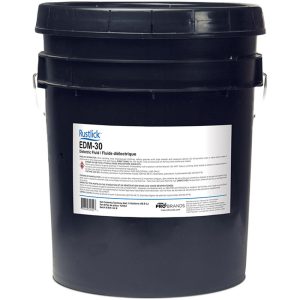 RUSTLICK Dielectric & EDM Fluid: Rustlick®EDM-30, Oil-Based, 5 gal Pail 72052
