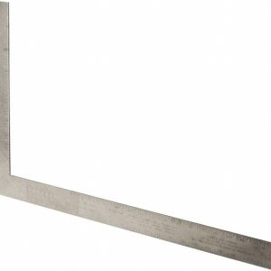 STANLEY 24" Blade Length x 16" Base Length, Buffed Finish, Aluminum Carpenters' Square 45-300