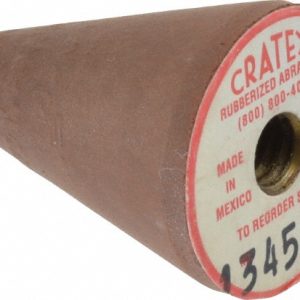 CRATEX 7/8" Max Diam x 1-1/4" Long, Taper, Rubberized Point 1345 F