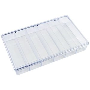 FLAMBEAU 6 Compartment Clear Small Parts Box K606