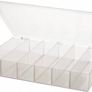 FLAMBEAU 6 Compartment Clear Small Parts Box K806