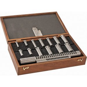 DUMONT MINUTE MAN 17 Piece, 4 to 8mm Keyway Width, Style B-1 & C Keyway Broach Set 44498
