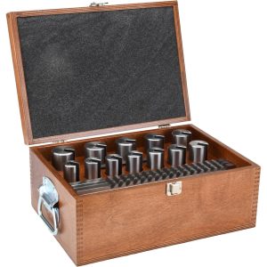 DUMONT MINUTE MAN 15 Piece, 10 to 14mm Keyway Width, Style D Keyway Broach Set 44499