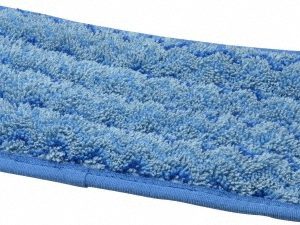 RUBBERMAID HYGEN Microfiber Wet Mop Head Pad, 11 inch, Blue FGQ82000BL00