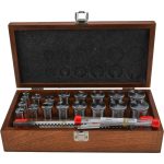 DUMONT MINUTE MAN 22 Piece, 1/8 to 3/8" Keyway Width, Style B & C Keyway Broach Set 11120