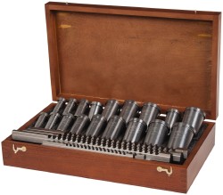 DUMONT MINUTE MAN 23 Piece, 1/8 to 3/8" Keyway Width, Style B & C Keyway Broach Set 11121