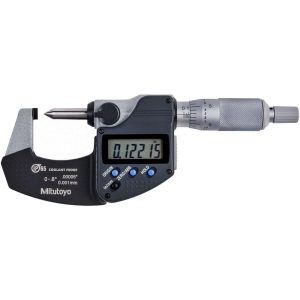 MITUTOYO 0 to 0.8 Inch Measurement, 0.0002 Inch Accuracy, Electronic Crimp Height Micrometer 342-371-32
