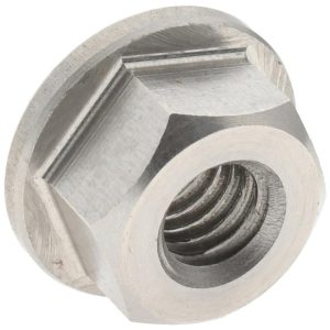 GIBRALTAR 5/16-18, 3/4" Flange Diam, 3/8" High, 9/16" Across Flats, Flange Nut CN-00SS-G