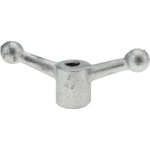 GIBRALTAR 2 Offset Arms, 1/2-13" Hole, Zinc Plated, Tapped Speed Handle BH102-G