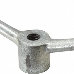 GIBRALTAR 2 Offset Arms, 3/4-10" Hole, Zinc Plated, Tapped Speed Handle BH308-G
