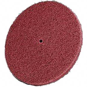 3M Deburring Disc: 8" Dia, 1/4" Hole, Very Fine Grade, Aluminum Oxide 7100085783