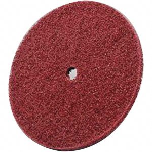 3M Deburring Disc: 6" Dia, 1/2" Hole, Fine Grade, Aluminum Oxide 7000121005