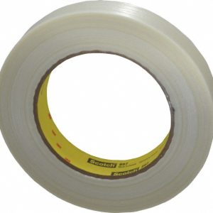 SCOTCH Packing Tape: 3/4" Wide, Clear, Rubber Adhesive 7000123441