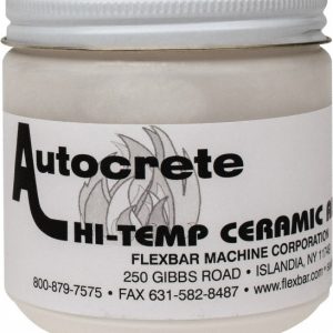 FLEXBAR Filler & Repair Caulk: 1 lb Jar, White, Ceramic 15030