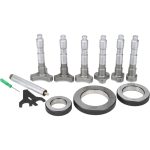 SPI Mechanical Inside Micrometer Set: 1.6000 to 4.0000" Range, 1 Extension Rod 10-740-9