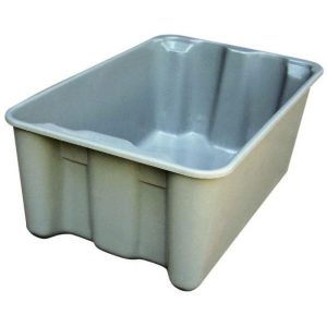 MFG TRAY Fiberglass Storage Tote: 300 lb Capacity 7805085172GRAY