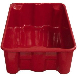 MFG TRAY Fiberglass Storage Tote: 300 lb Capacity 7803085280RED