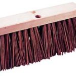 PRO-SOURCE Push Broom: 14" Wide, Palmyra Bristle PS-186-14