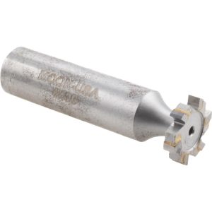 VALUE COLLECTION Woodruff Keyseat Cutter: 5/8" Cut Dia, 1/8" Cut Width, 1/2" Shank Dia, Straight Tooth TC405