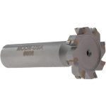 VALUE COLLECTION Woodruff Keyseat Cutter: 1" Cut Dia, 3/16" Cut Width, 1/2" Shank Dia, Straight Tooth TC608